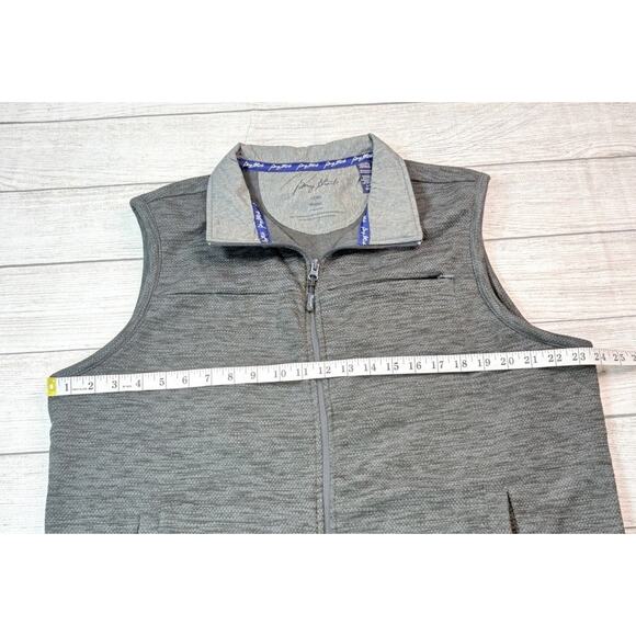 Wrangler Men’s George Strait Vest Zip-Up Western Pockets Gray Size Large - Picture 3 of 8